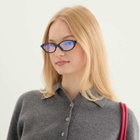 Le Specs Duskfall Blue Light Optical Glasses in Black/Blue Light Lens 