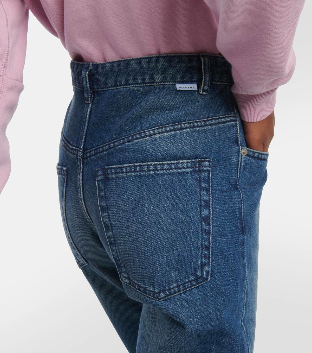 Marant Etoile Belden high-rise straight jeans Isabel Marant