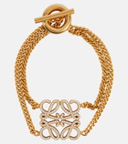 Loewe - Anagram embellished chainlink bracelet