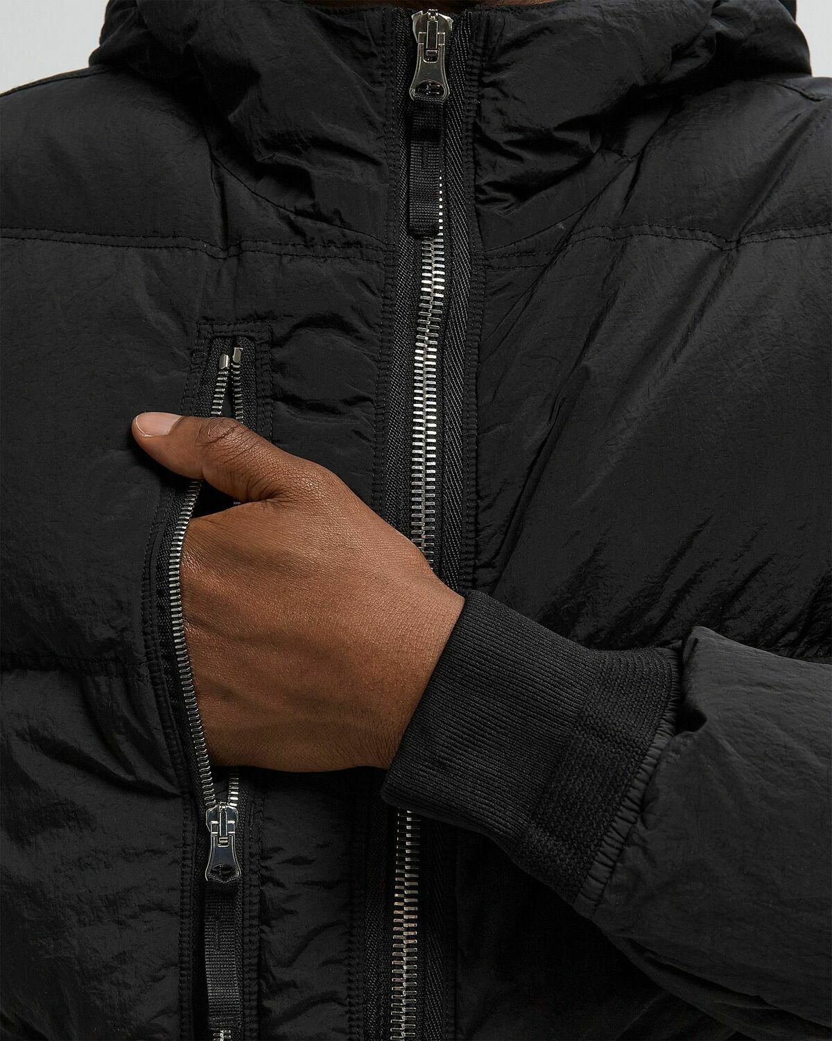Stone Island JACKET Black Mens Down & Puffer Jacket