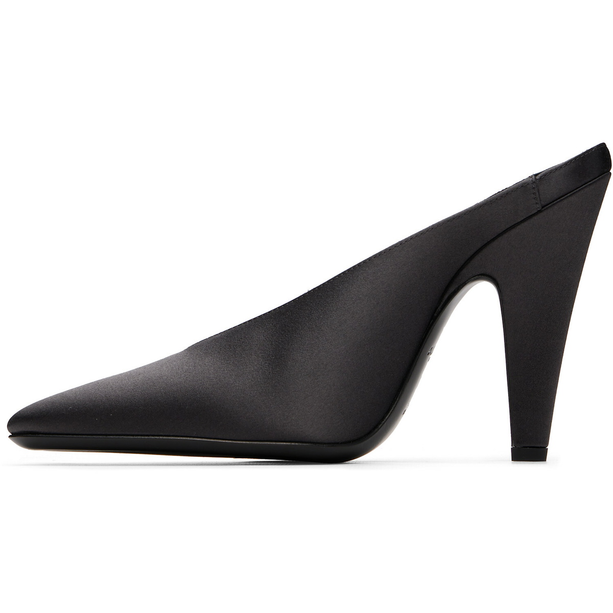 ALAÏA Gray Cone Mule Heels
