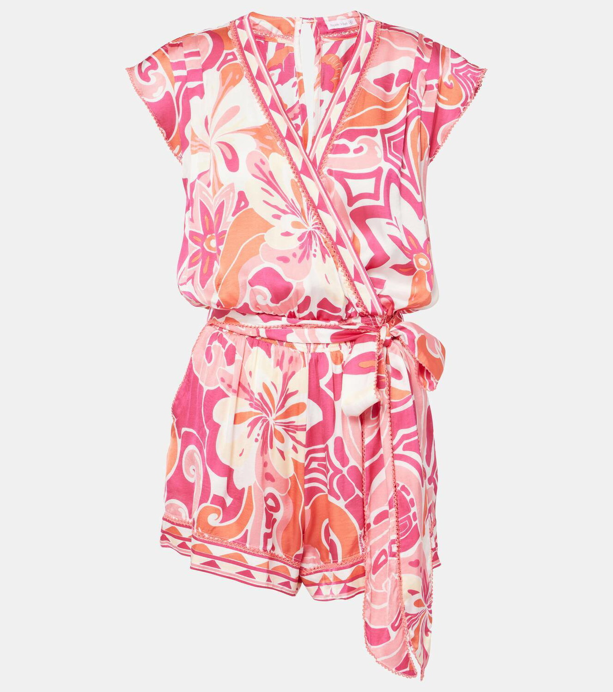 Poupette St Barth Anaik floral romper