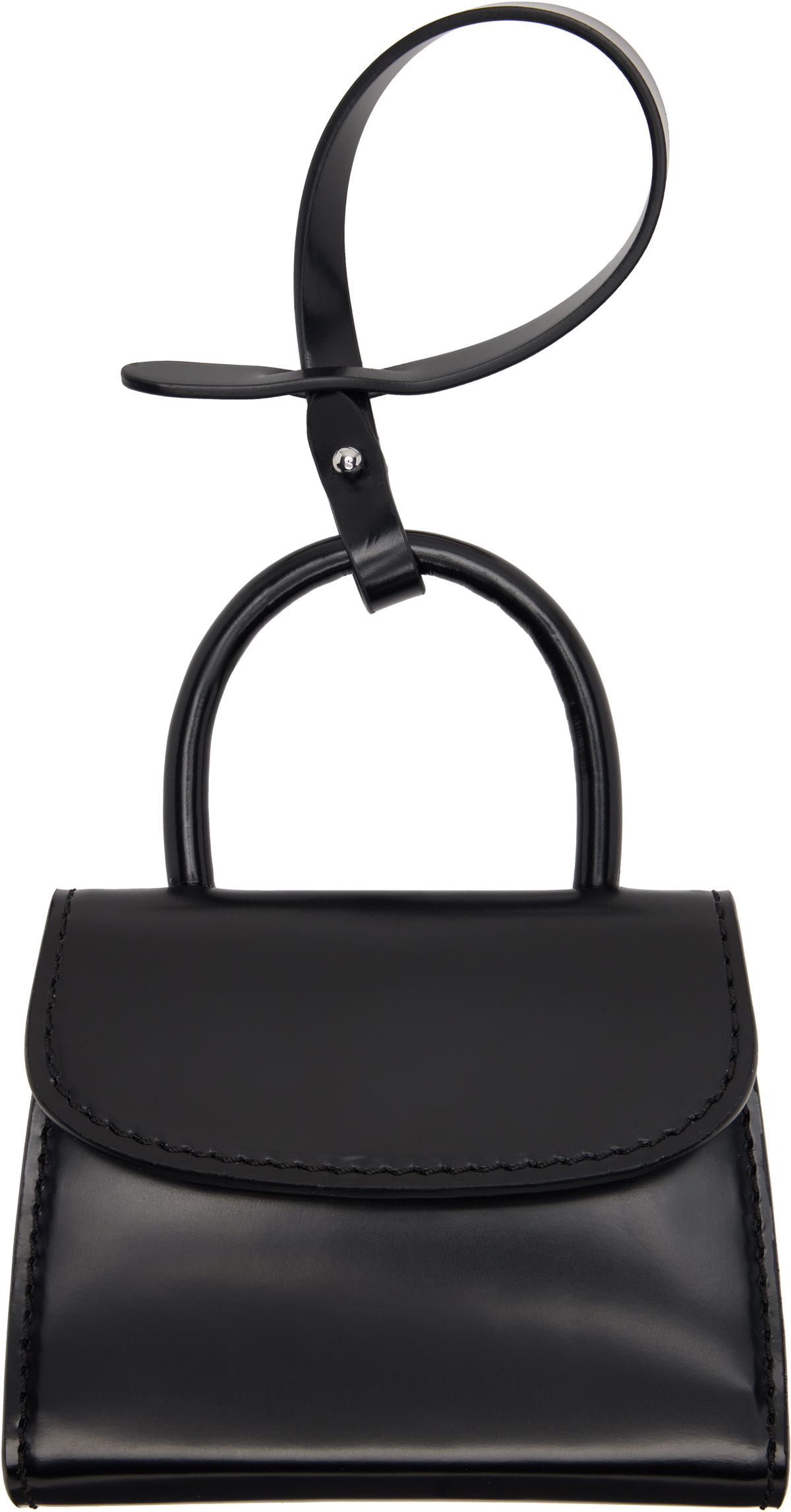 BY FAR Black 'Mini Mini' Bag Charm