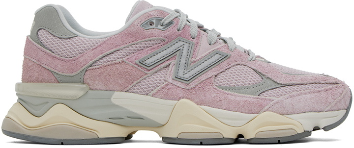 Photo: New Balance Pink & Grey 9060 Sneakers