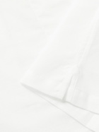 BRUNELLO CUCINELLI - Camp-Collar Cotton-Chambray Shirt - White