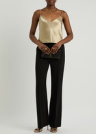 Galvan Ischia Satin Camisole top Sand
