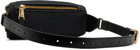Moschino Black Jacquard Belt Bag