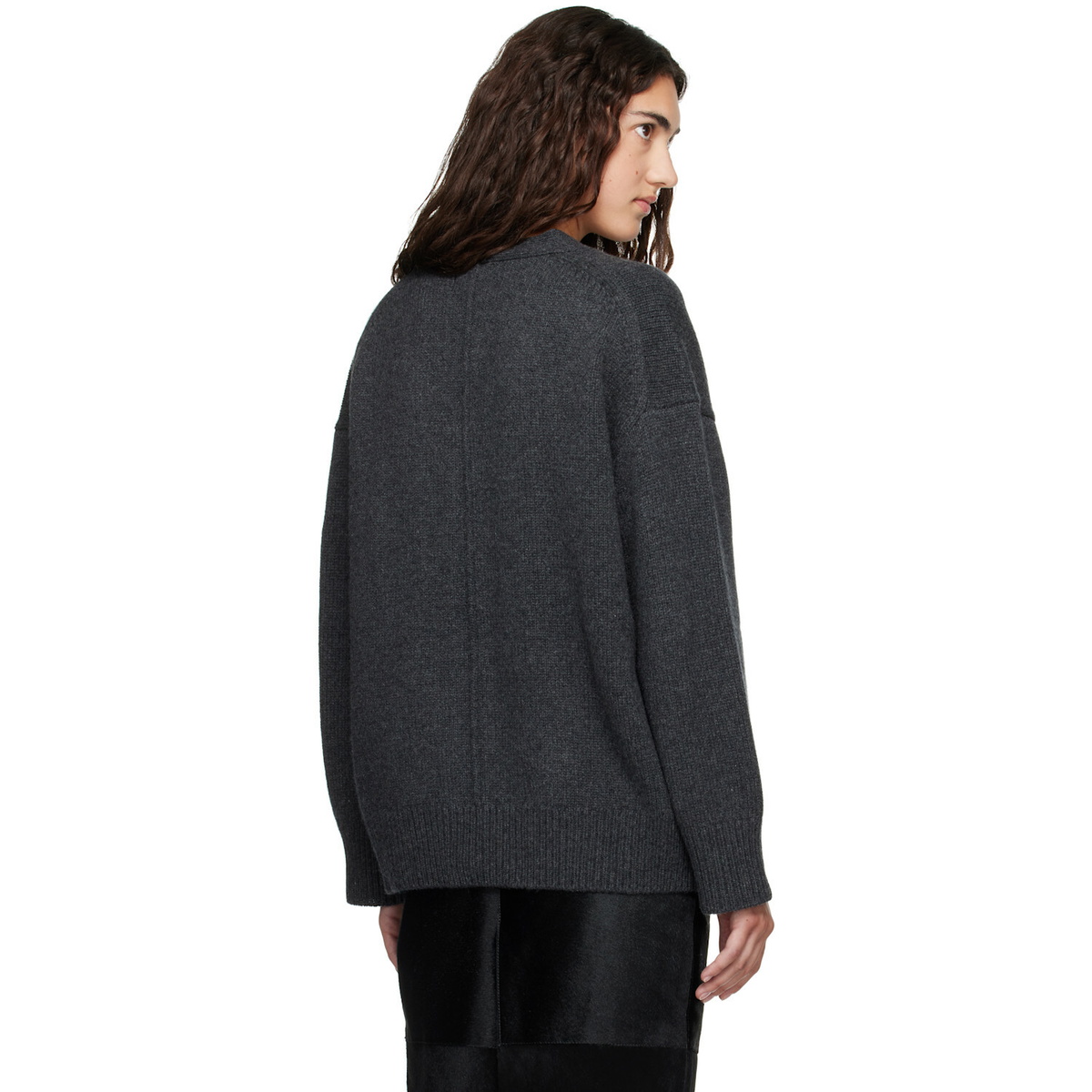 Loulou de Saison Gray DUCA Oversized Cardigan