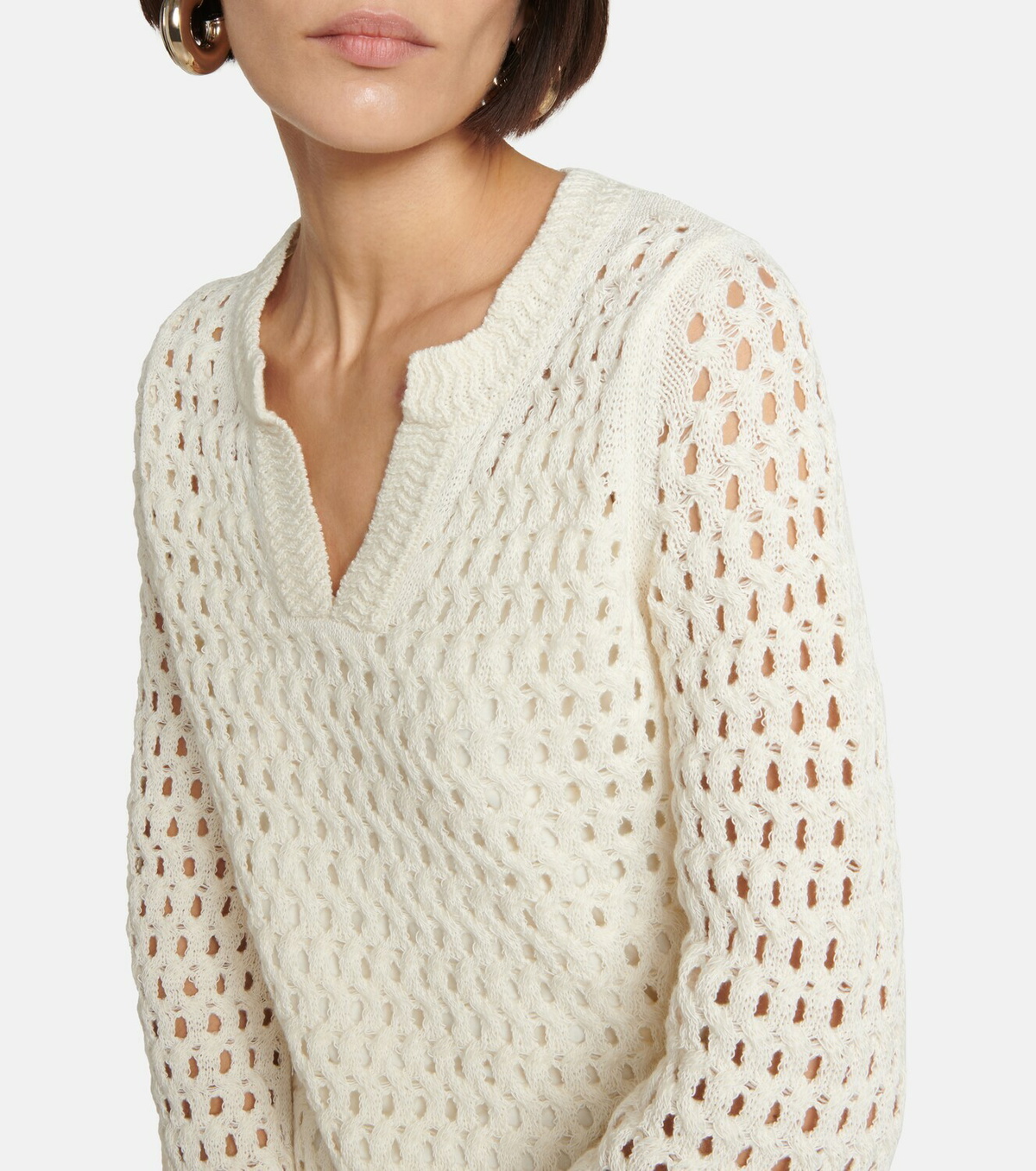 Dorothee Schumacher - Openwork pointelle minidress