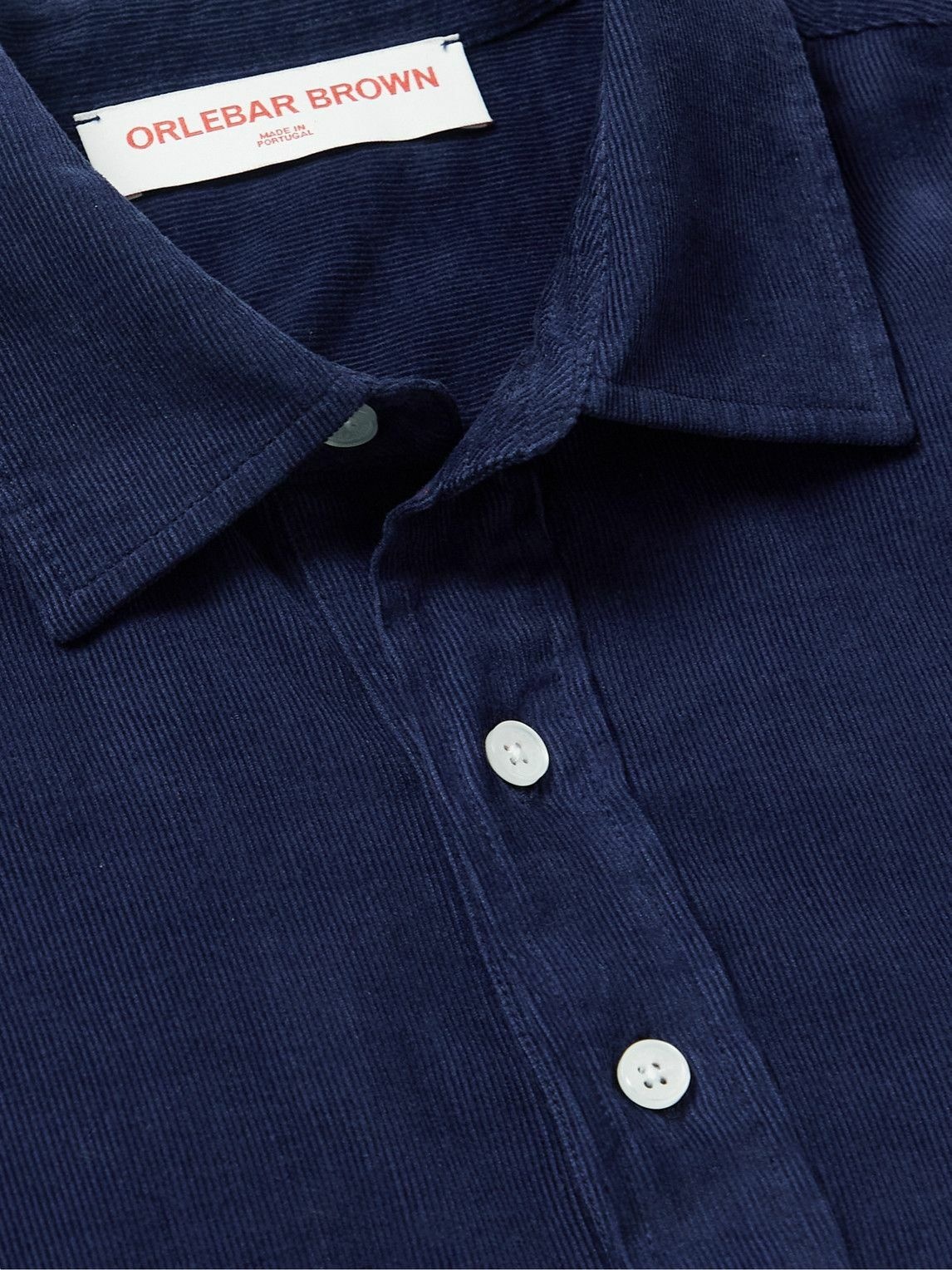 Orlebar Brown - Shanklin Cotton-Corduroy Shirt - Blue Orlebar Brown