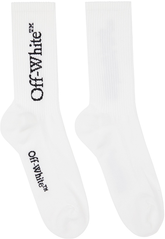 Photo: Off-White White Logo Socks
