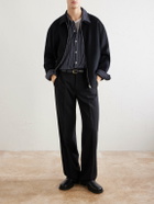 FRAME - Wool-Felt Blouson - Black