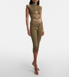 Jean Paul Gaultier Wool-blend Capri pants