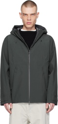 Descente ALLTERRAIN Gray Hard Shell Wool Jacket