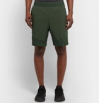 Nike Training - Flex Tech Pack Ripstop-Panelled Stretch-Jersey Shorts - Dark green