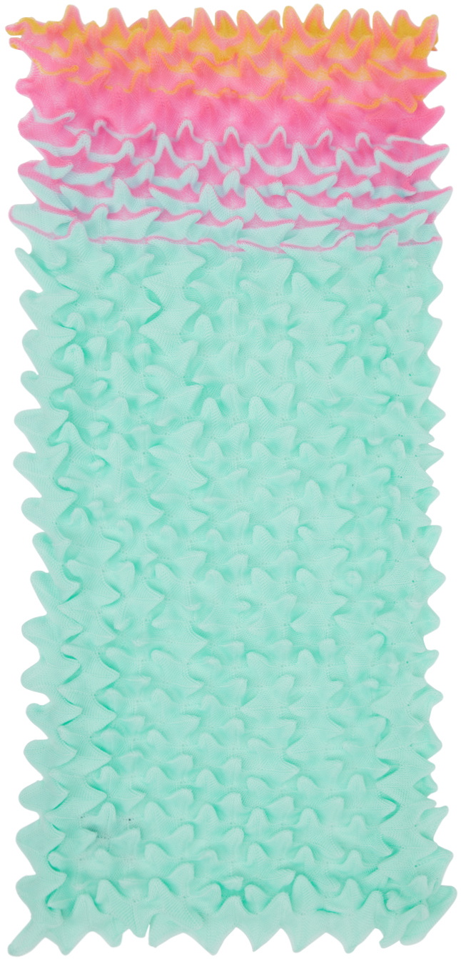 Chet Lo Green Spiky Scarf