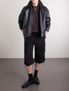Needles - Field Straight-Leg Cotton-Ripstop Shorts - Black