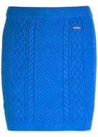 JW Anderson Cable-knit Mini Skirt Blue