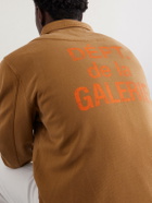 Gallery Dept. - Montecito Logo-Print Cotton-Jersey Jacket - Brown