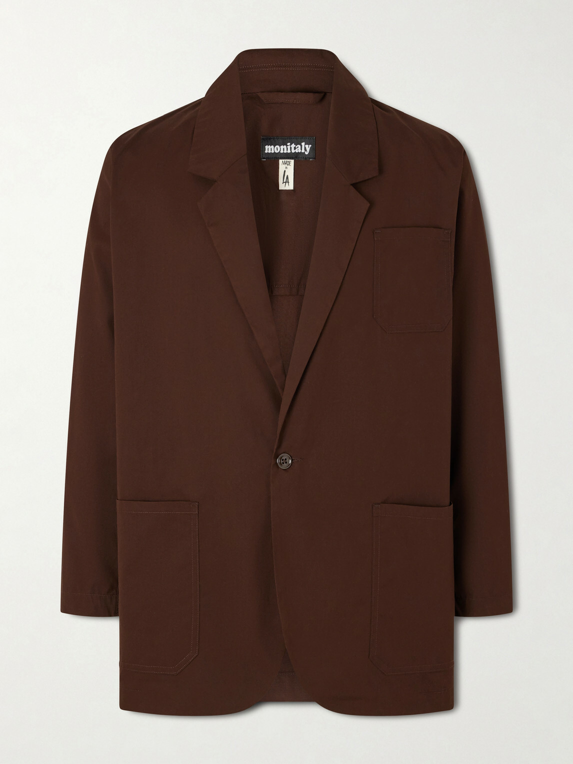 Monitaly - Cotton Suit Jacket - Brown