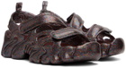 Collina Strada Black Melissa Edition Puff Sandals
