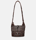 Staud Cornado beaded crossbody bag