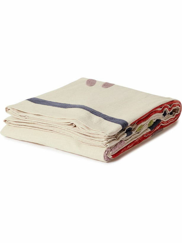 Photo: The Conran Shop - Embroidered Cotton-Gauze Bed Throw