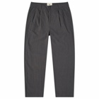 Folk Men's Suit Trousers in Graphite Crinkle