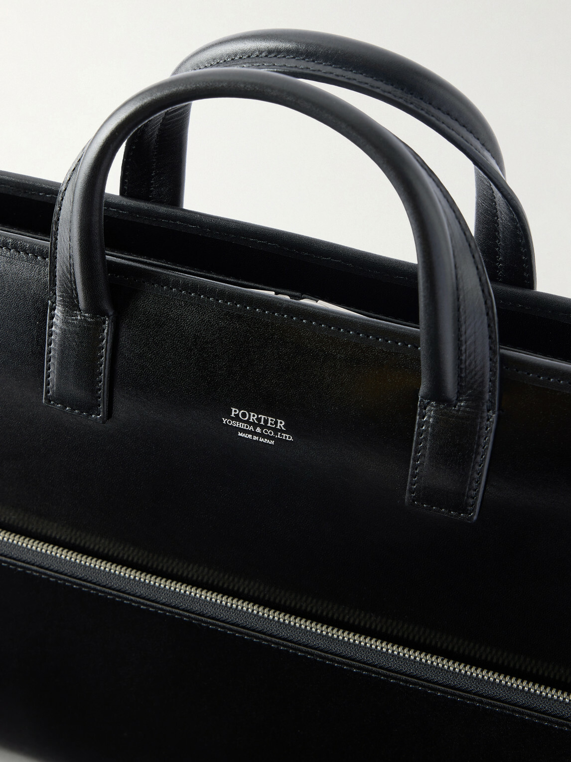 Porter-Yoshida and Co - Clerk Leather Briefcase - Black