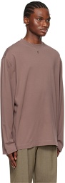 LEMAIRE Taupe Dropped Shoulder Sweatshirt