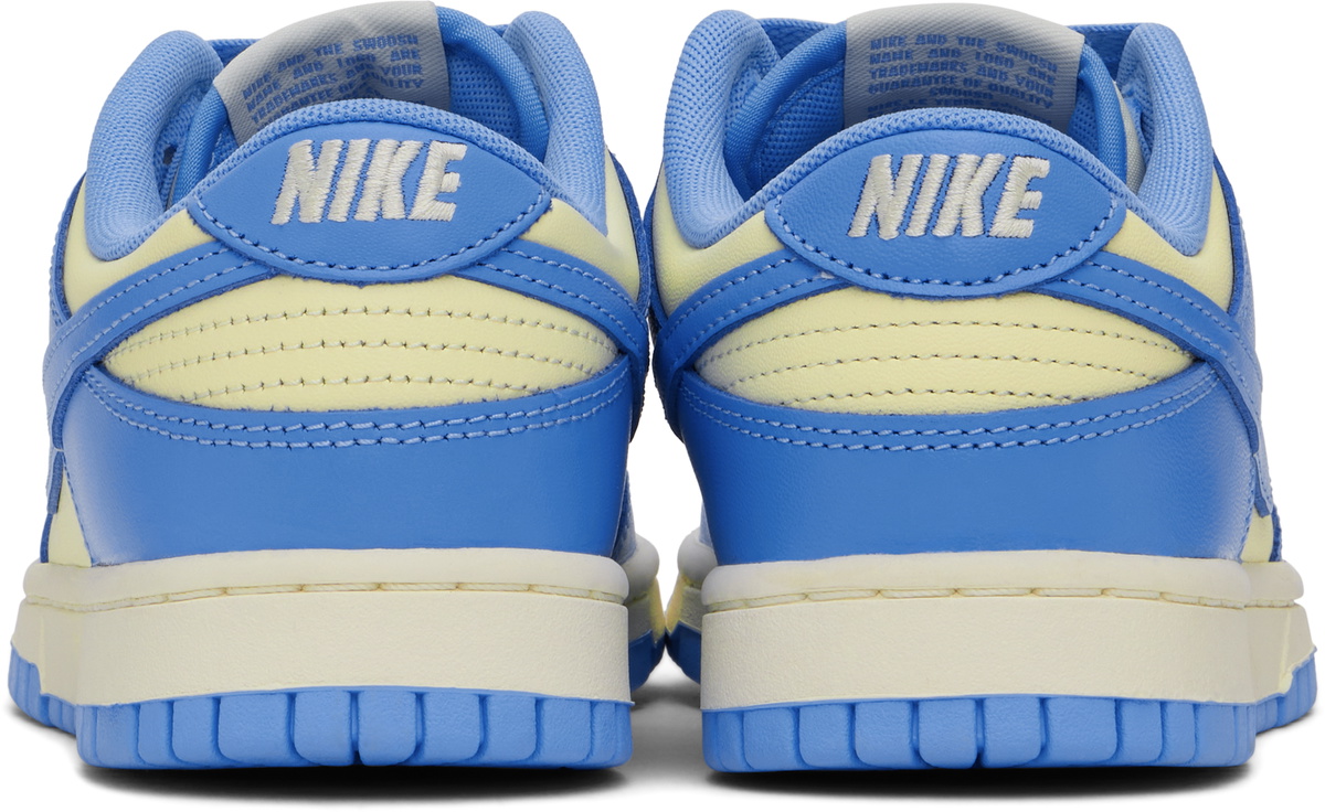 off white dunks blue and yellow