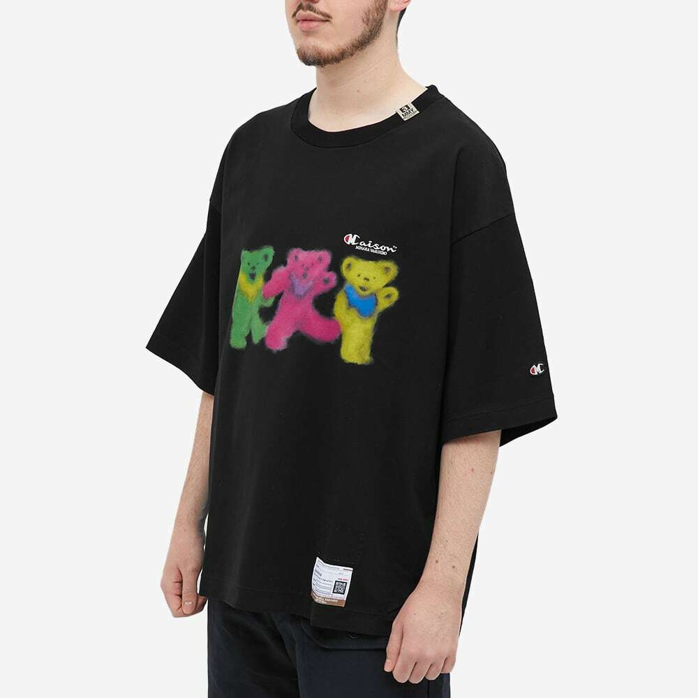 Maison MIHARA YASUHIRO Men's Bears T-Shirt in Black Maison MIHARA