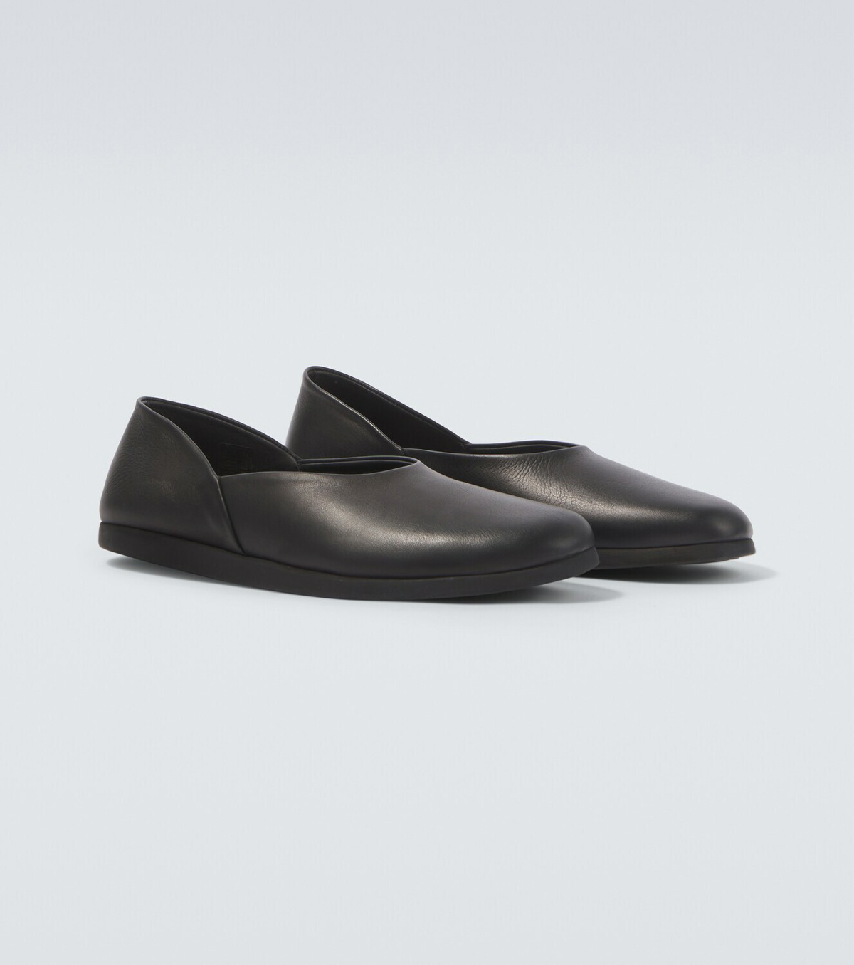 Stòffa Leather slip-on shoes