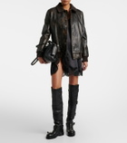 Dolce&Gabbana Over-the-knee leather biker boots