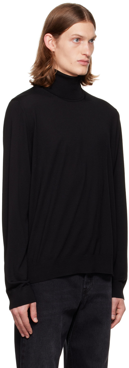 The Row Black Elam Turtleneck