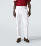 Dolce&Gabbana Cotton gabardine straight pants