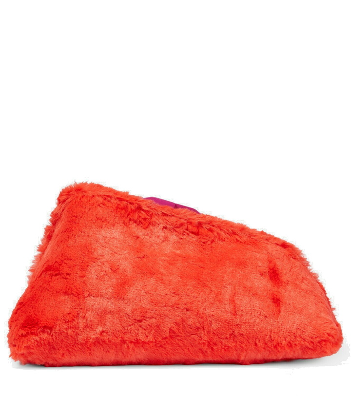 Photo: The Attico 8.30 PM faux fur clutch