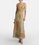 Oscar de la Renta Guipure lace cocktail dress