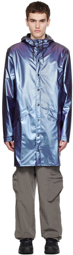 Photo: RAINS Blue Long Jacket