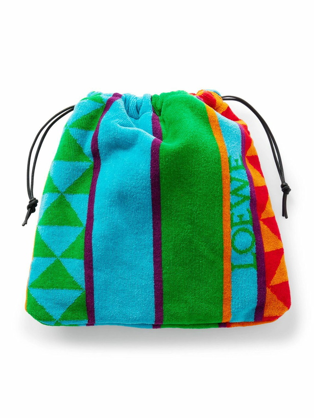 Photo: LOEWE - Paula's Ibiza Jacquard Terry Pouch