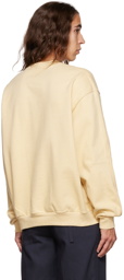 Jacquemus Yellow Le Papier 'Le Sweatshirt Santon' Sweatshirt