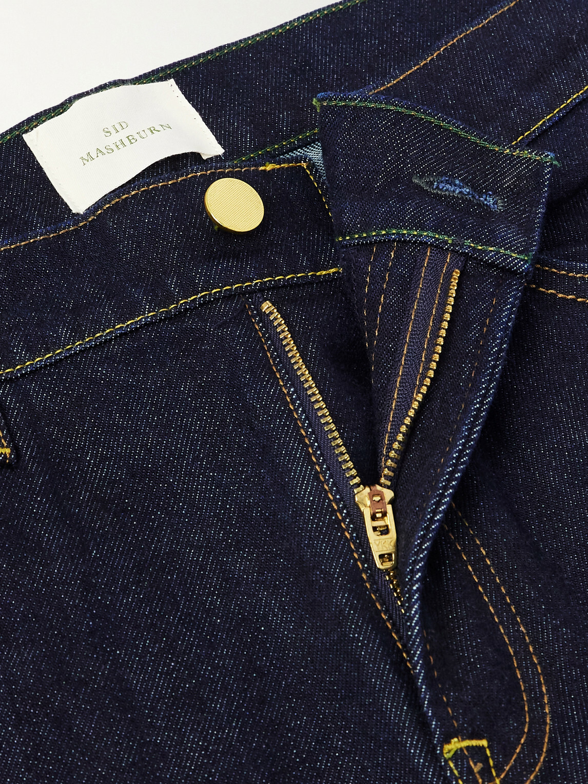 Sid Mashburn - Clift Slim-Fit Straight-Leg Stretch Jeans - Blue