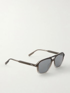 Dior Eyewear - DioRibbon A1I Aviator-Style Acetate Sunglasses - Brown