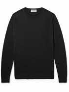 John Smedley - Lundy Slim-Fit Merino Wool Sweater - Black