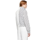 Saks Potts White Athlete Track Jacket