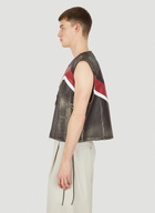 Eytys Harper Graphic Vintage Sleeveless Jacket