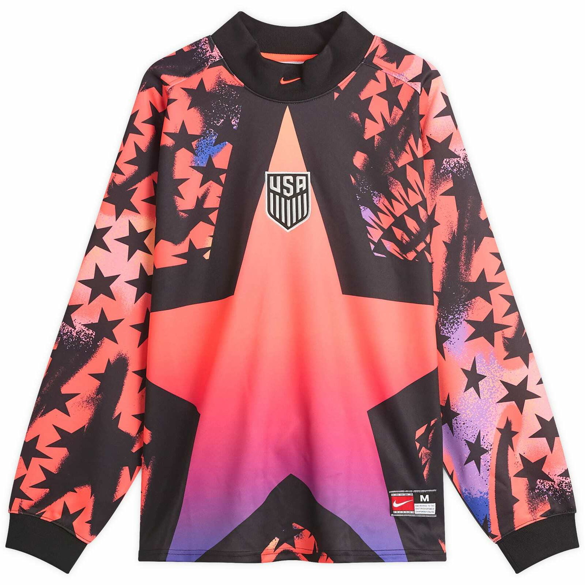 Nike Men's USA Goalkeeper Shirt in Black/Crimson