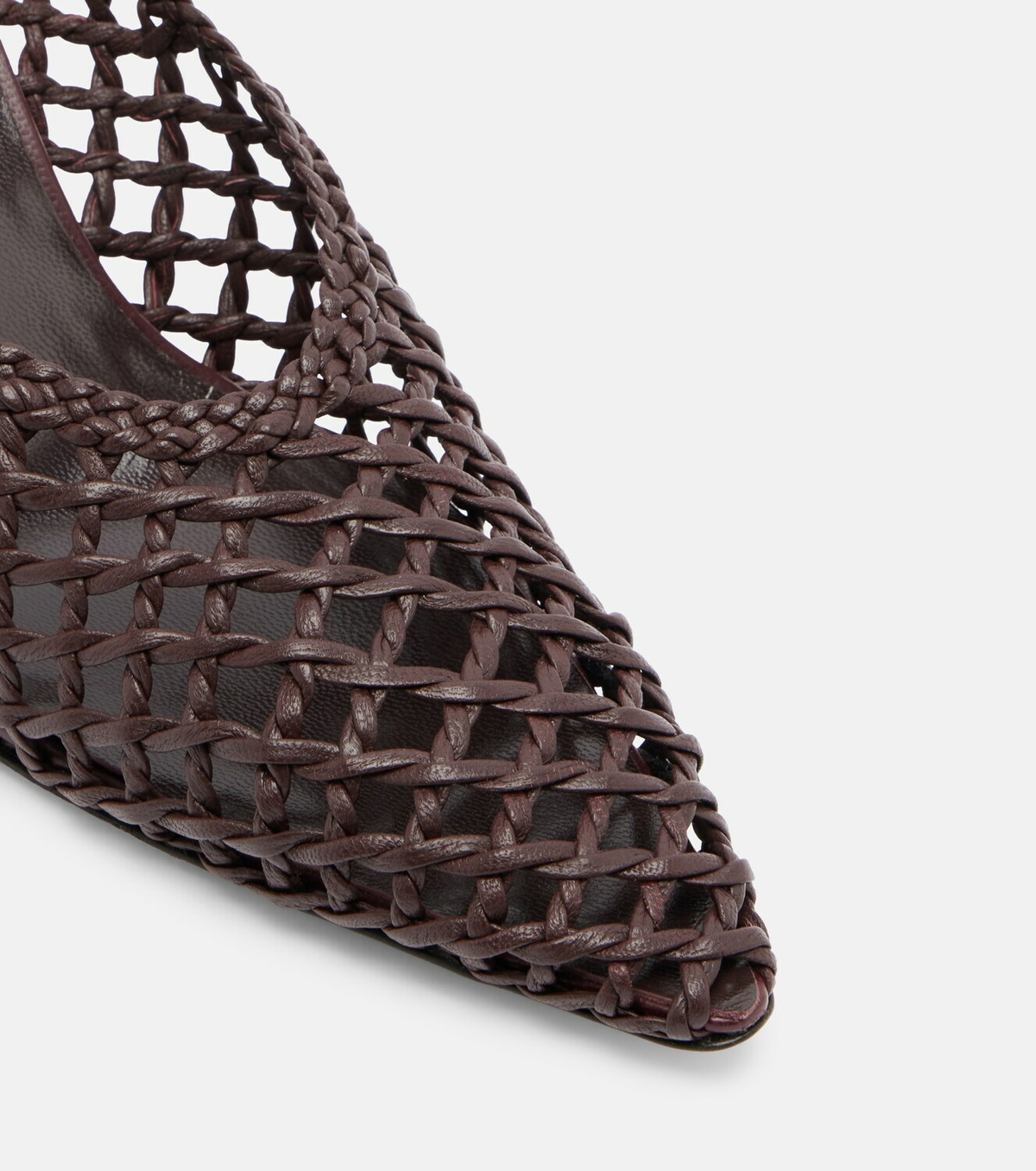 Le Monde Béryl Victoria leather wedge mules