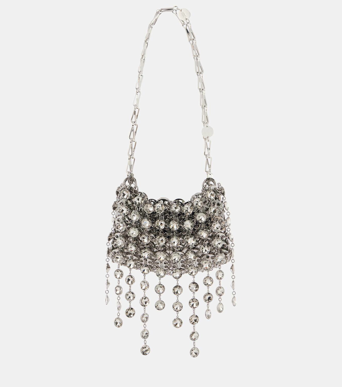 ショルダーバッグ・ポシェット Rabanne '1969 Nano' shoulder bag (25ASS0127MET769 P711) RABANNE 1969 Skyline Nano chainmail shoulder bag | NET-A-PORTER