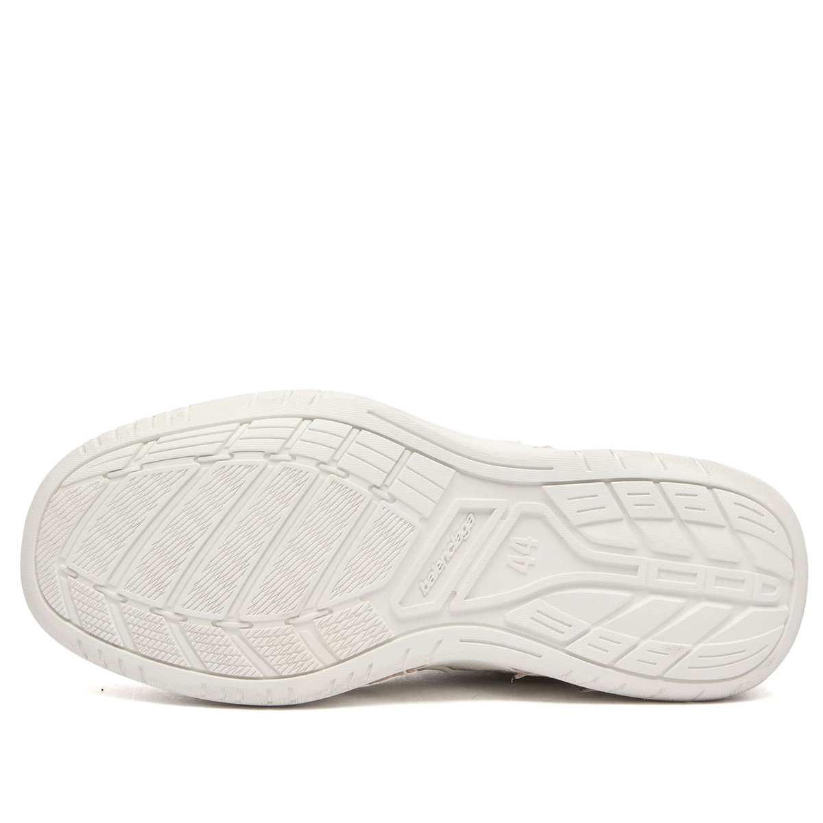 Balenciaga Men's Hamptons Worn Out Sneaker in White/Blu